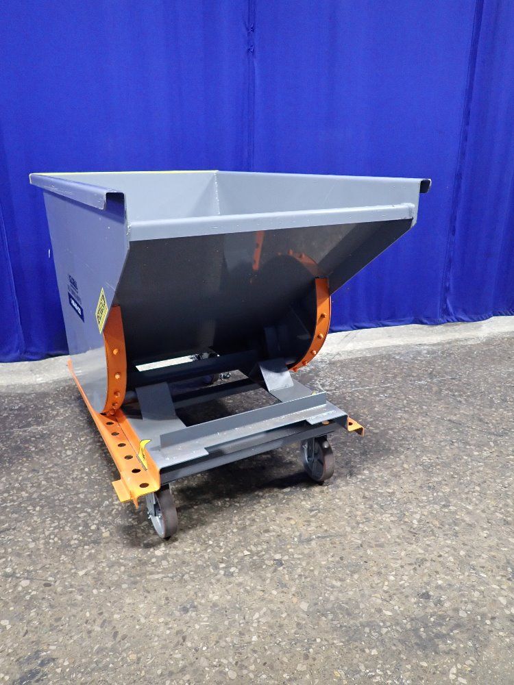 Global 36" X 60" X 32' Self Dumping Hopper - 10077