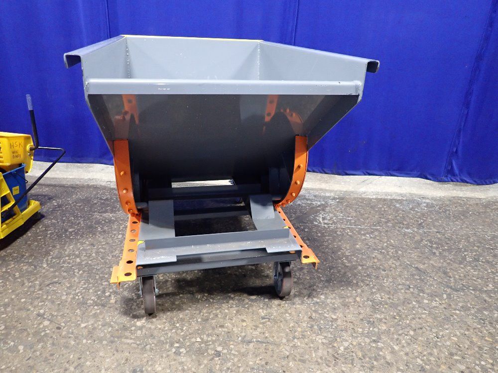 Global 36" X 60" X 32' Self Dumping Hopper - 10077