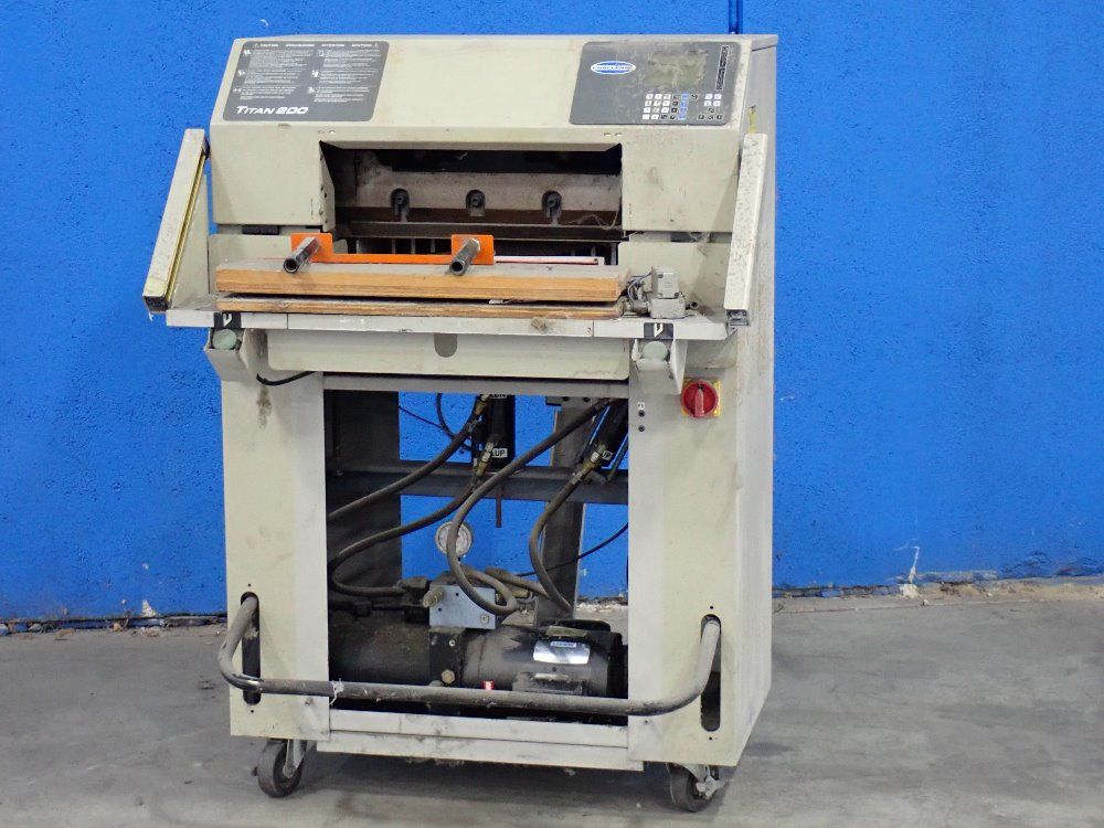 The Challenge Machinery Co. 26" Blade Paper Cutting Machine - Titan 200a