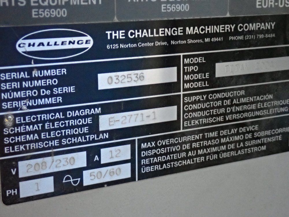 The Challenge Machinery Co. 26" Blade Paper Cutting Machine - Titan 200a