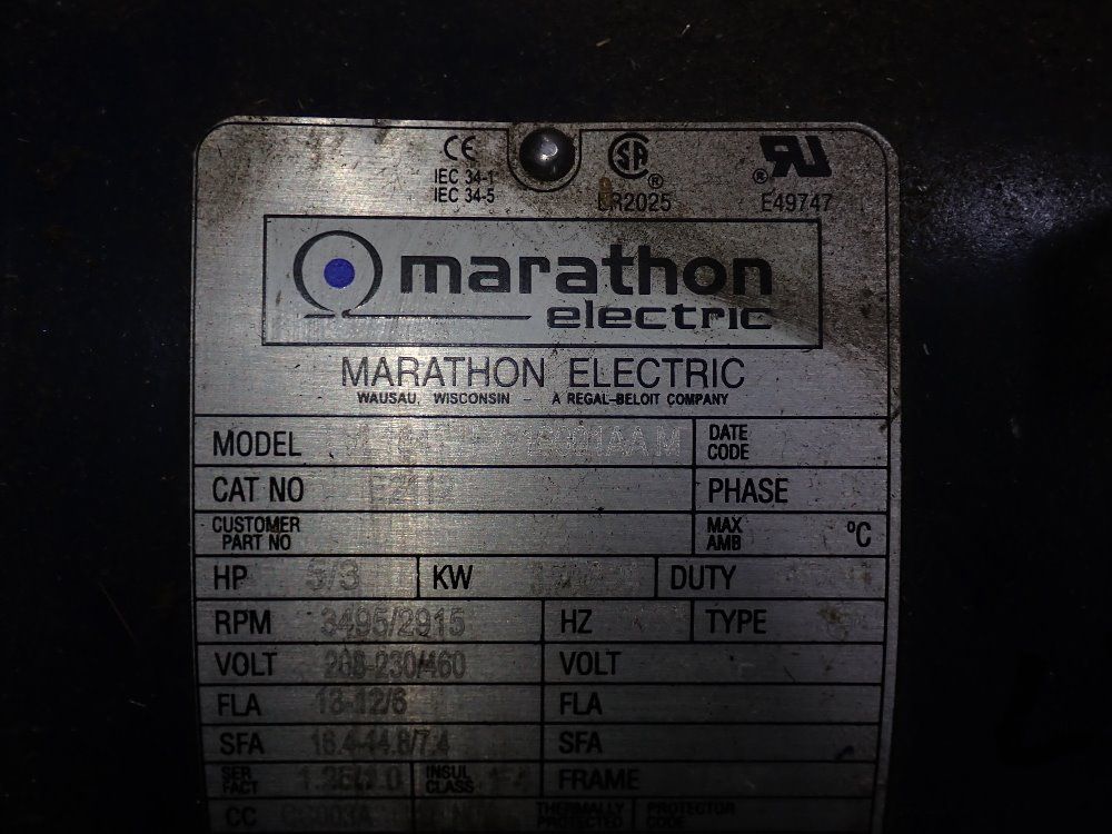 Marathon 5 Hp Motor - E2112