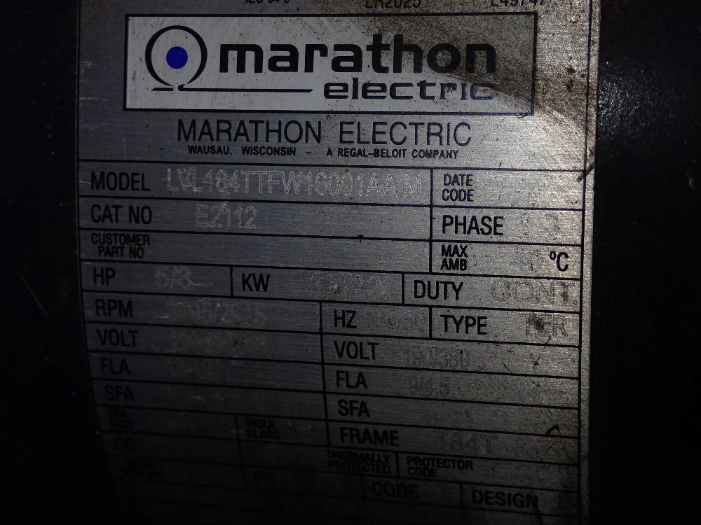 Marathon 5 Hp Motor - E2112