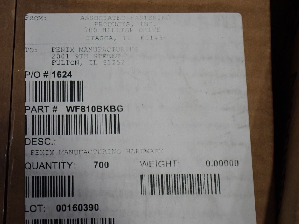 Used Associated Fastening Products Inc. Hardware Kits HGR Industrial...