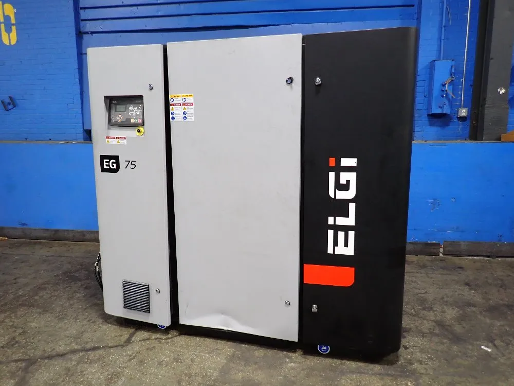 Elgi 100 Hp Air Compressor - Cg 75-125v