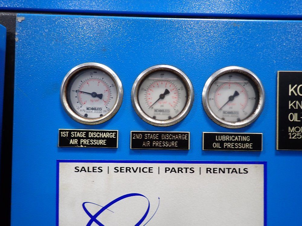 Kobelco 125 Hp Air Compressor - Knw A1-c/h