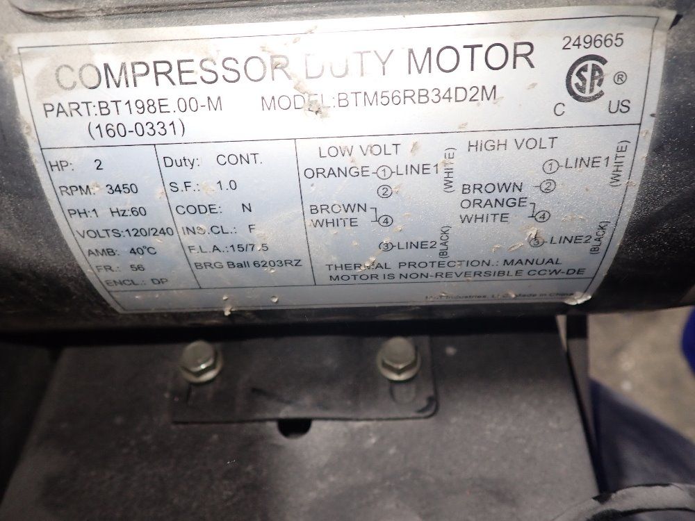 Craftsman 2 Hp Air Compressor - 921.16474w