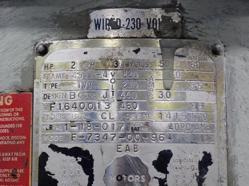 Bridgeport 9" X 48" Vertical Mill