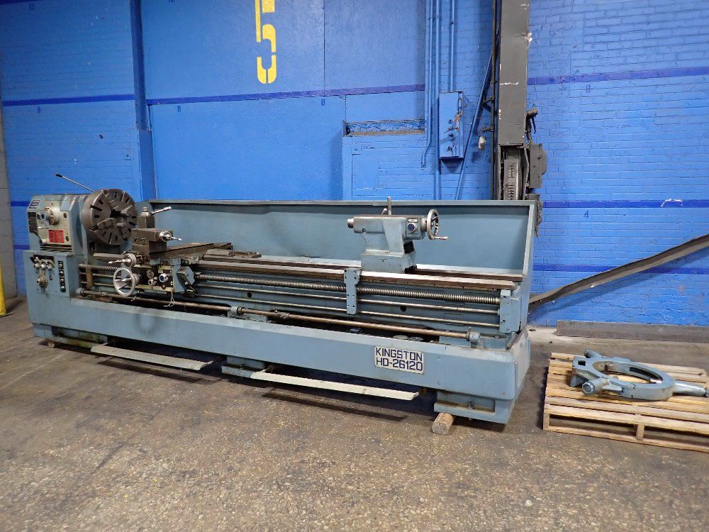 Kingston 26"/28" X 121" Gap Bed Lathe - Hd-26120