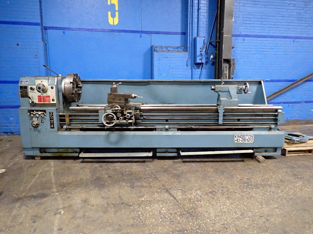 Kingston 26"/28" X 121" Gap Bed Lathe - Hd-26120