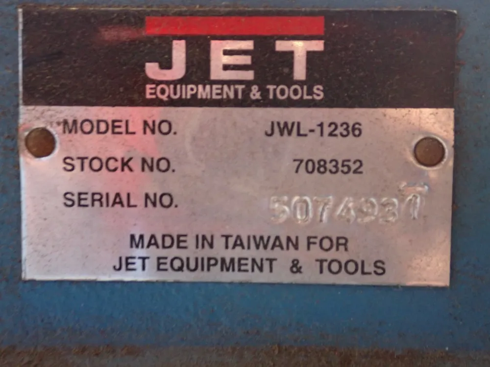 Jet 12x36 Woodworking Lathe - Jwl-1236