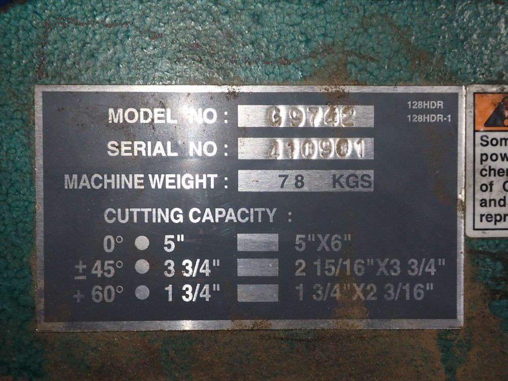 Grizzly Horizontal Band Saw - G9742