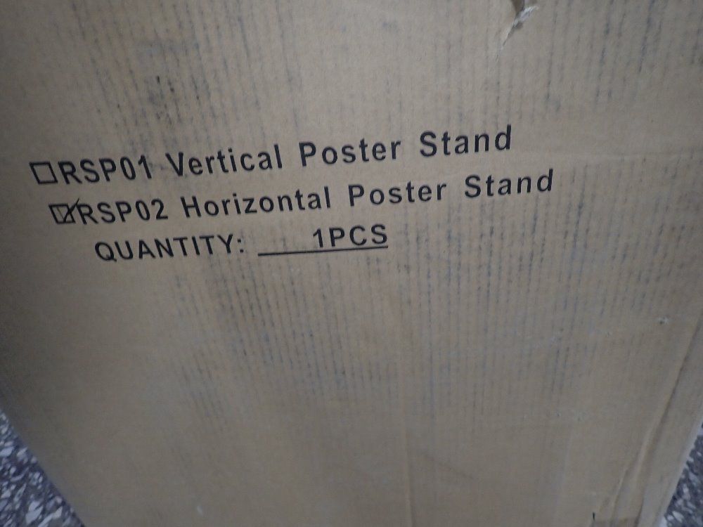  Horizontal Poster Stands