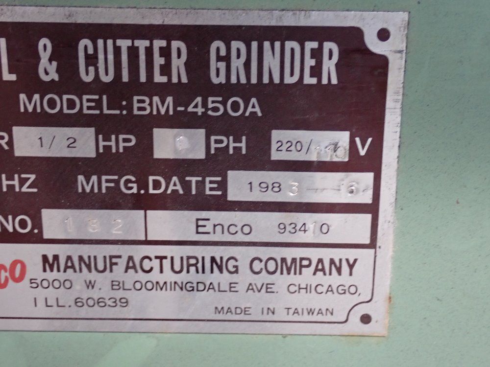 Enco Tool Grinder