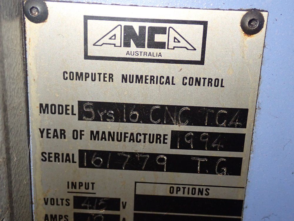 Anca Tool Grinder - Tg4