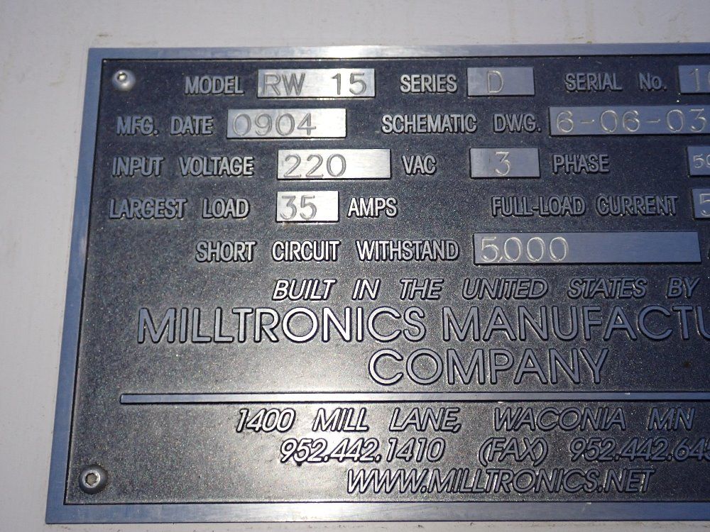 Milltronics 41" X 30" Cnc Vmc - Rw 15