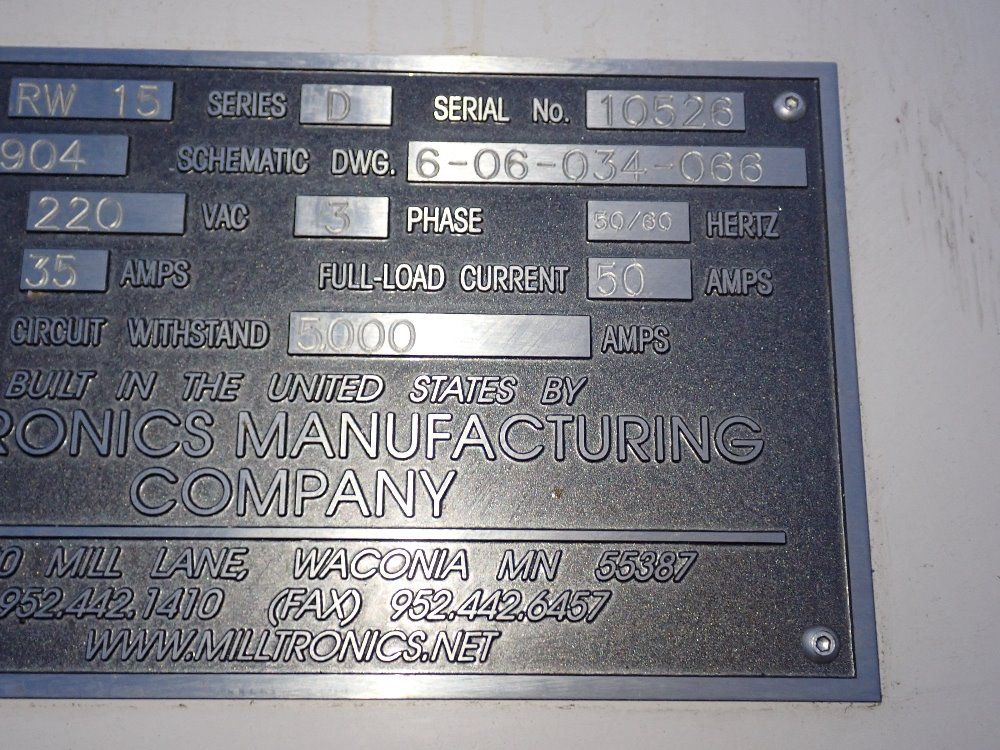 Milltronics 41" X 30" Cnc Vmc - Rw 15