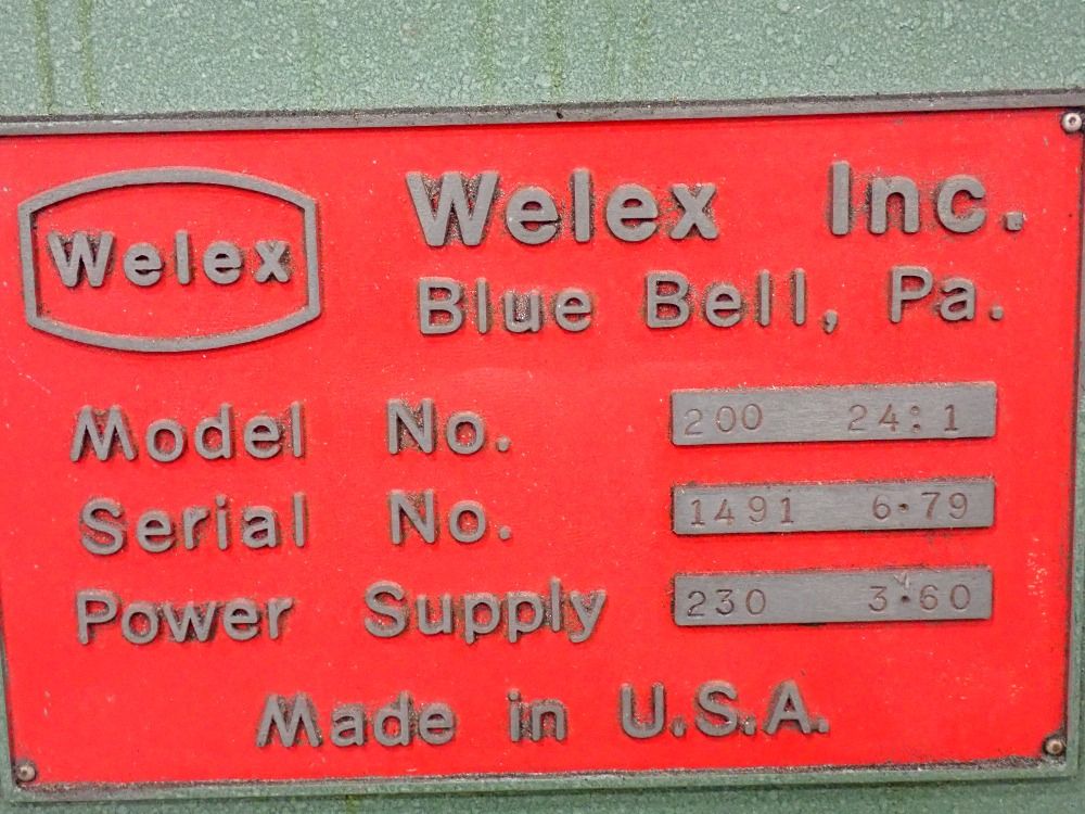 Welex Inc. 2"x42"/48 Hp Extruder - 200 24:1