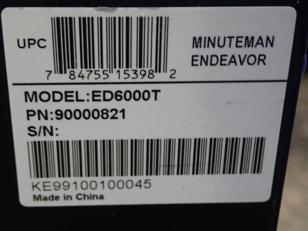 Minuteman Tower Ups - Ed 6000t