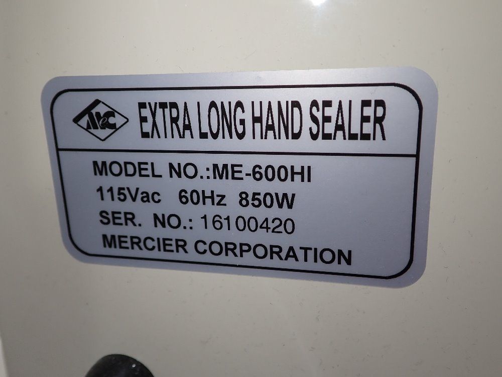 Mercier 25" Extra Long Sealer - Me600hi