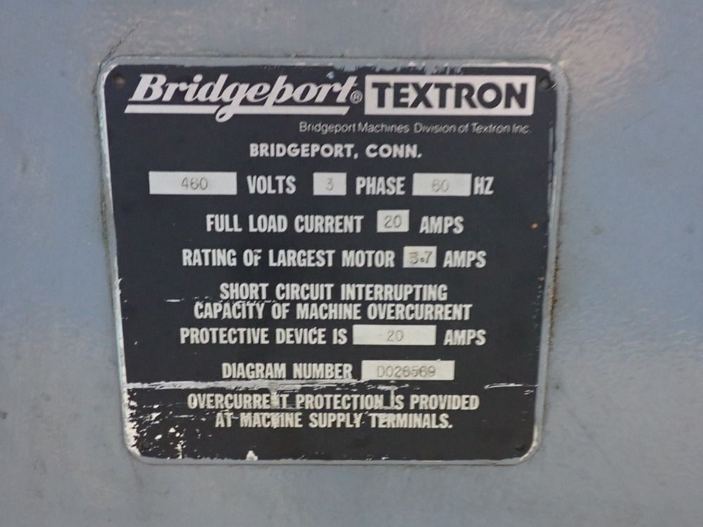 Bridgeport 58x11 Vertical Mill - Series 2