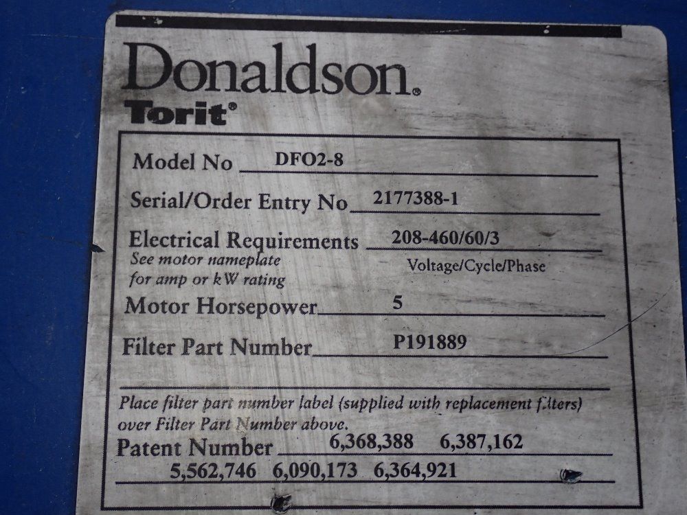 Donaldson Torit  Dust Collector