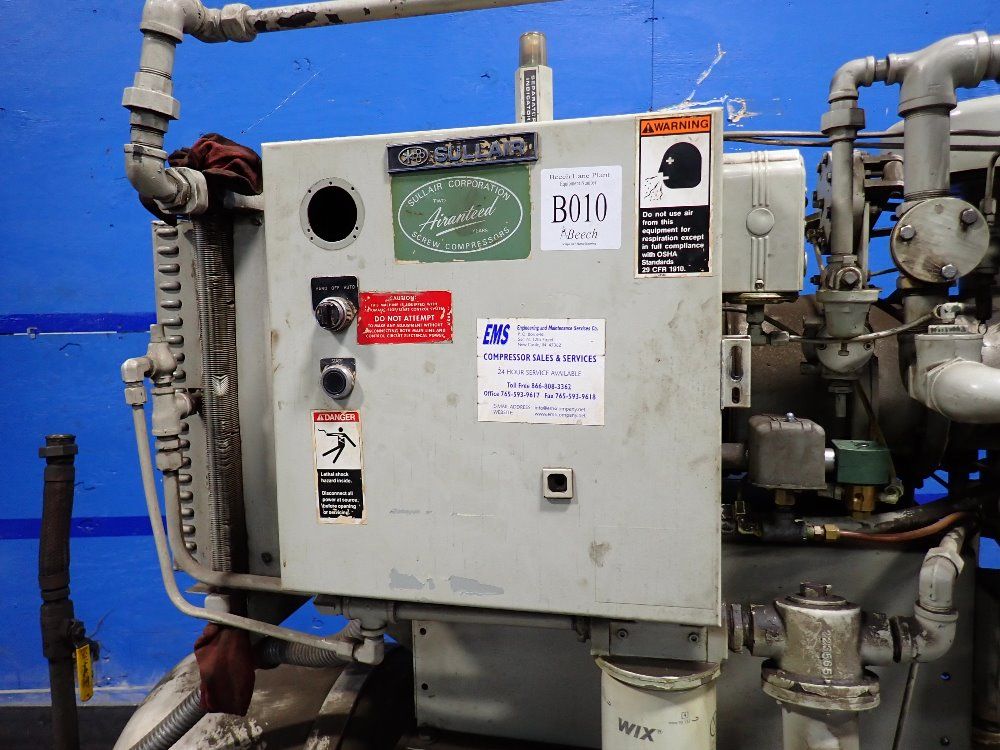 Sullair 25 Hp Air Compressor - 10-25