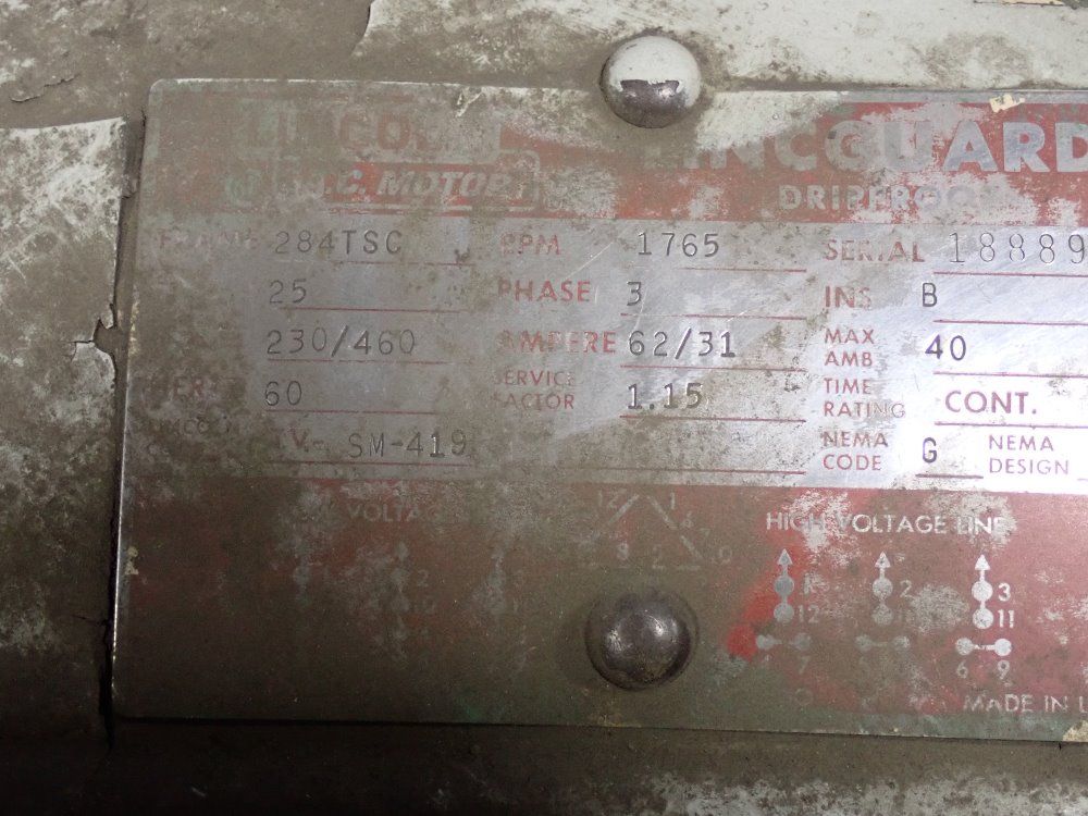 Sullair 25 Hp Air Compressor - 10-25