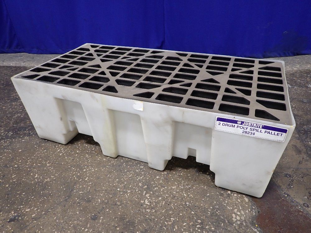 Justrite 24" X 48" 2 Drum Poly Spill Pallet - 28234