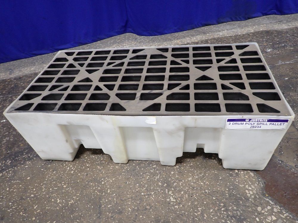 Justrite 24" X 48" 2 Drum Poly Spill Pallet - 28234