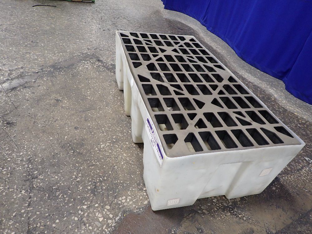 Justrite 24" X 48" 2 Drum Poly Spill Pallet - 28234