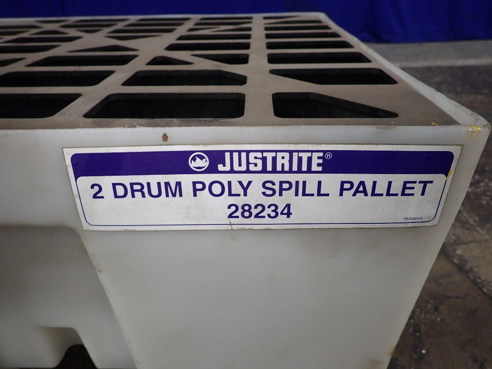 Justrite 24" X 48" 2 Drum Poly Spill Pallet - 28234