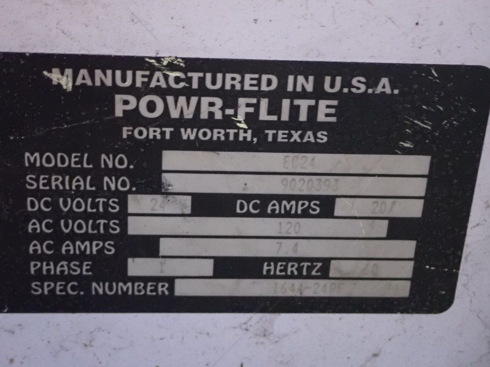 Powr-flite Battery Charger - Ec24