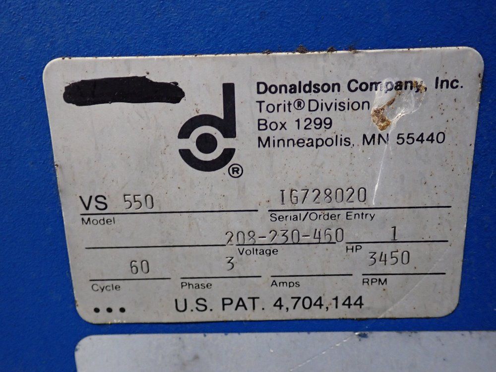 Donaldson Torit Dust Collector