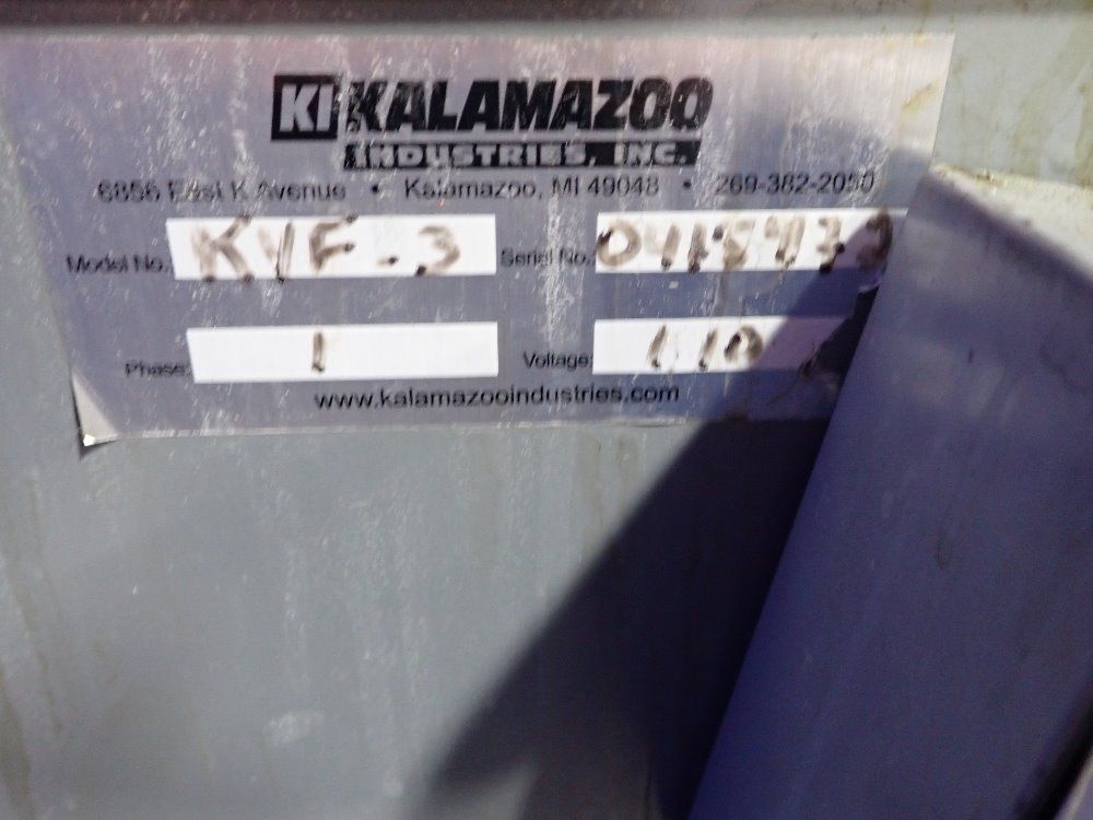 Kalamazoo 15" X 28" X 18" Id Vibratory Finisher - Kvf-3