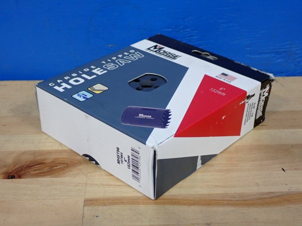 Morse 6" Dia Mhst96 Carbide Tipped Hole Saw, 6" Dia - Mhst96