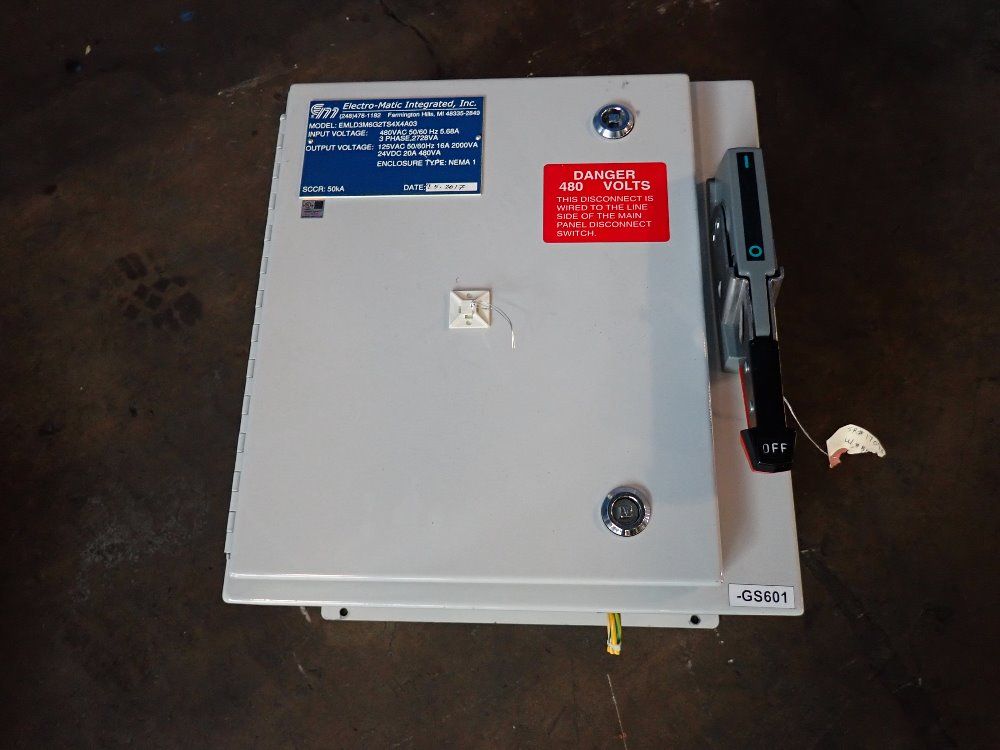 Electro Matic Electrical Cabinet