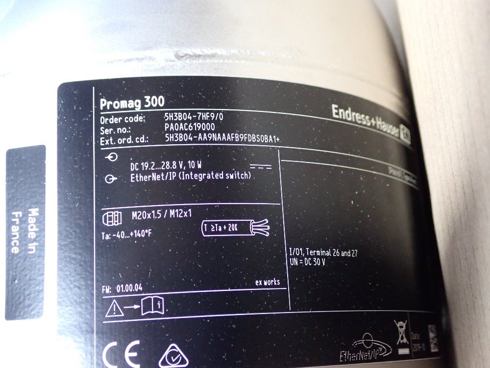 Endress & Hauser Promag H 300 Electromagnetic Flowmeter - Promag H 300