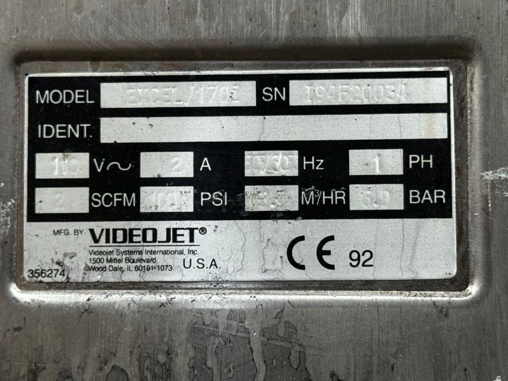 Videojet Videojet Excel Series 170 Coder