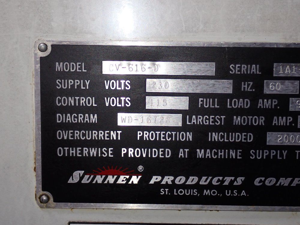Sunnen Sunnen Cv616d Vertical Honing Machine