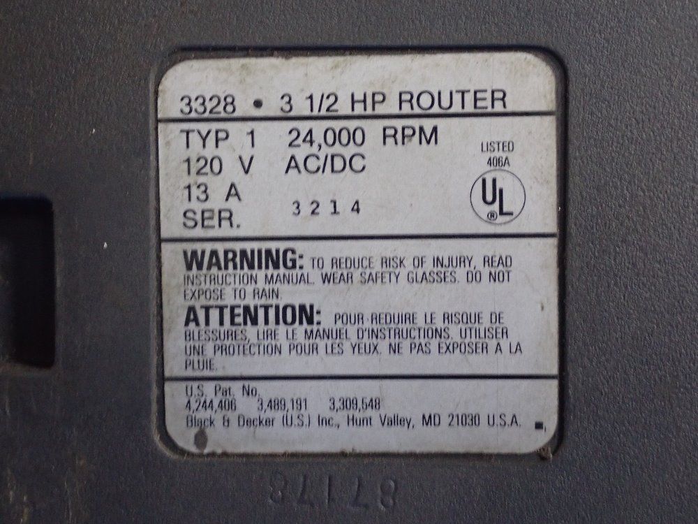 Black  Decker Router