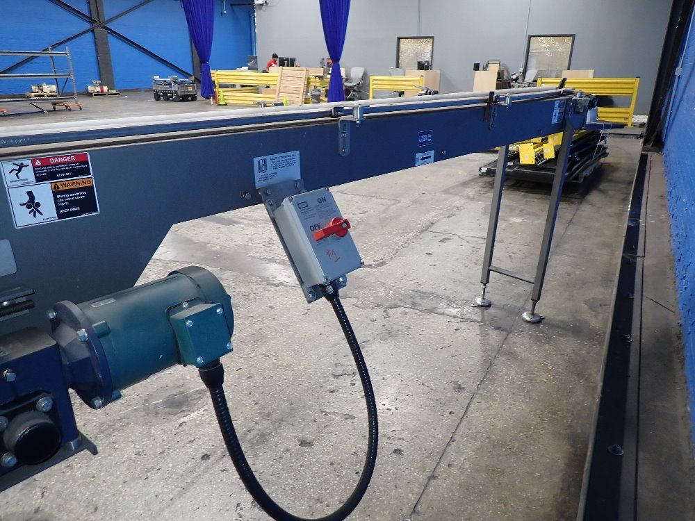 8"x115"x46" Power Belt Conveyor