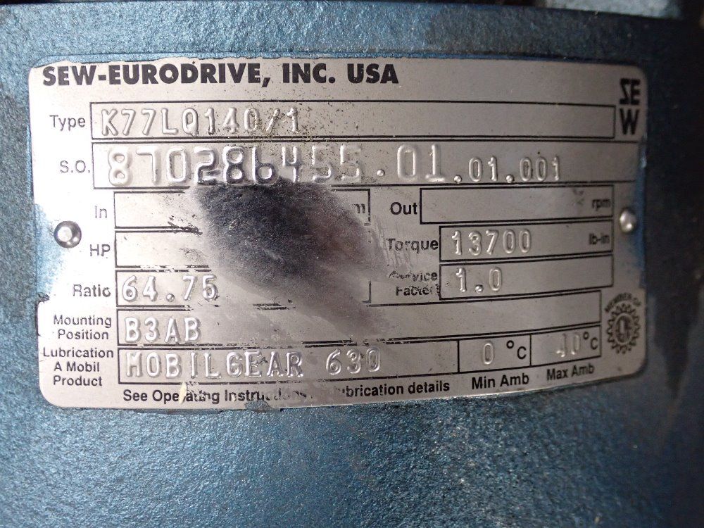 Sew Gear Reducer