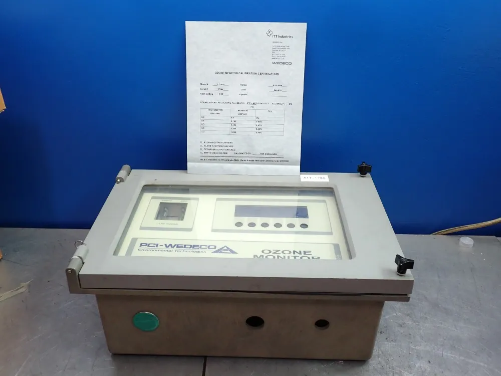 Pci-wedeco Inc. 0-10 Ppm Ozone Monitor, Manual Pressure - Lc-100