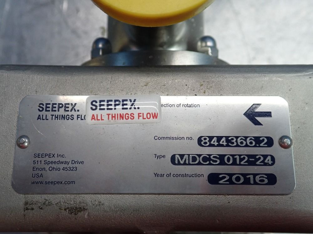 Seepex Inc Progressive Cavity Pump, Precise Dosing - Mdcs 012-24