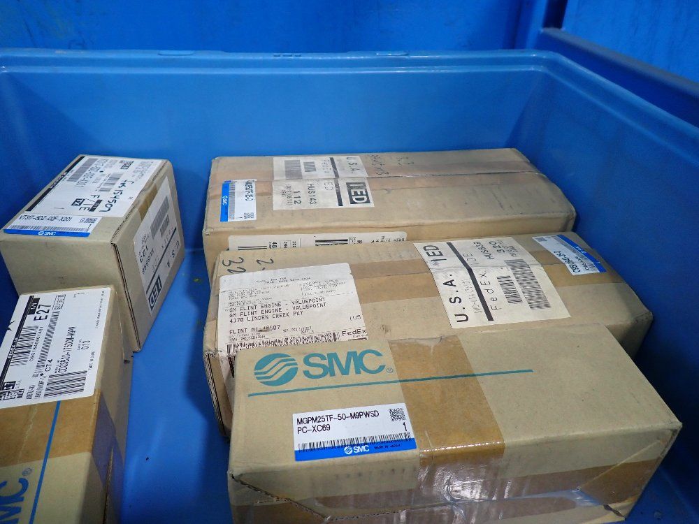 Smc Compact Guide Cylinder, Solenoid Valve