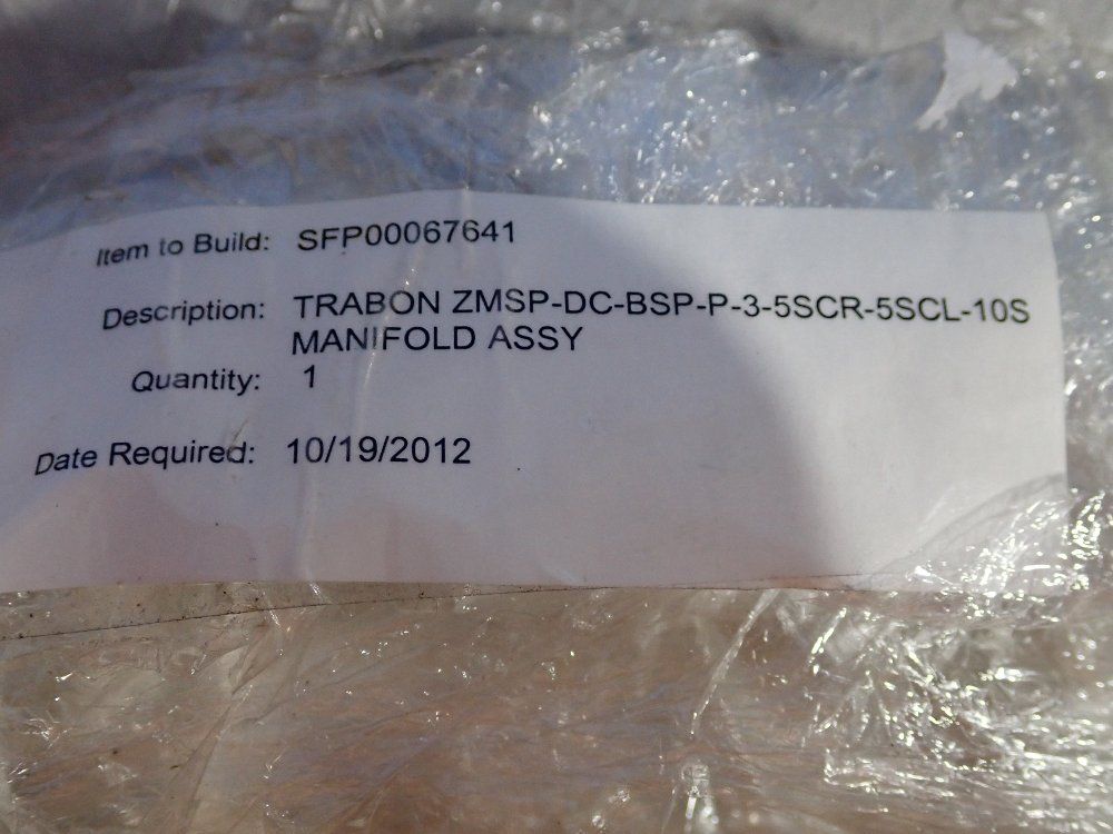 Graco Hydraulic Manifold Valve - Msp-05s