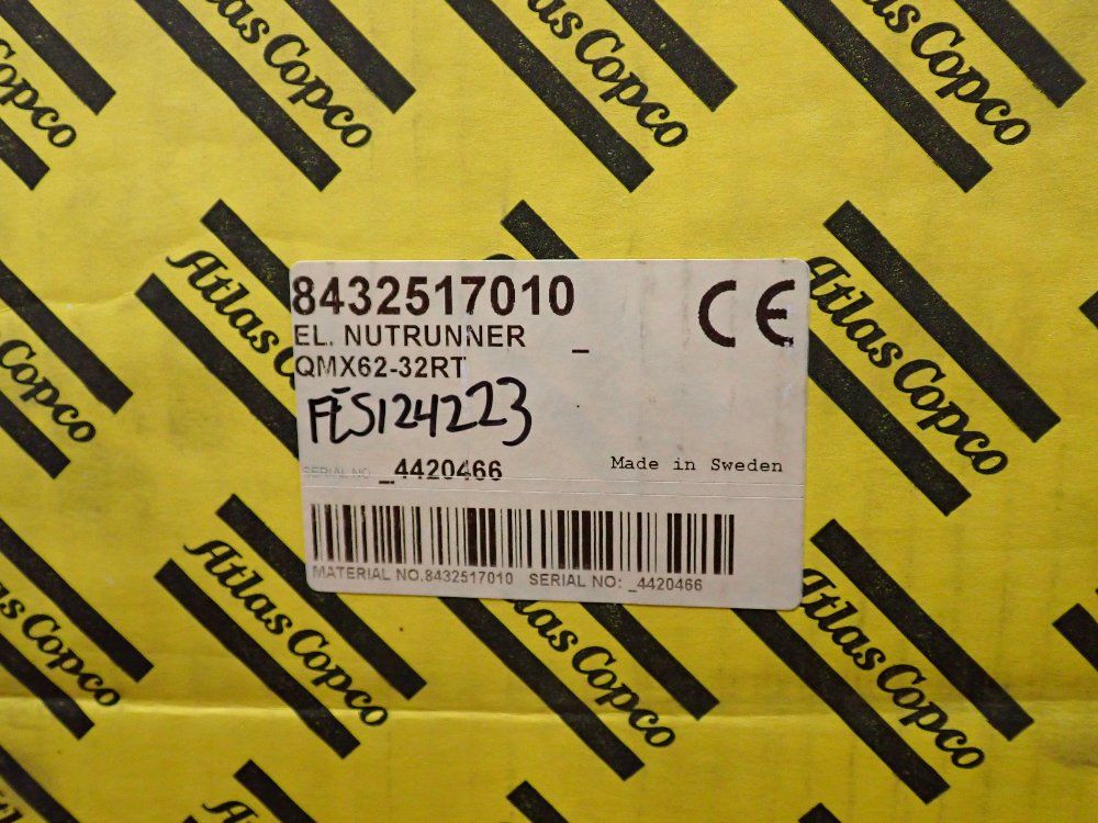 Atlas Copco Nutrunner - Qmx62-32rt
