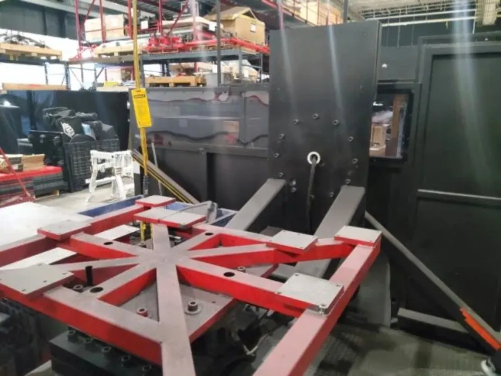 Fanuc / Lincoln Electric Robot Weld Cell W/ Positioner - Arc Mate 120ib/10l