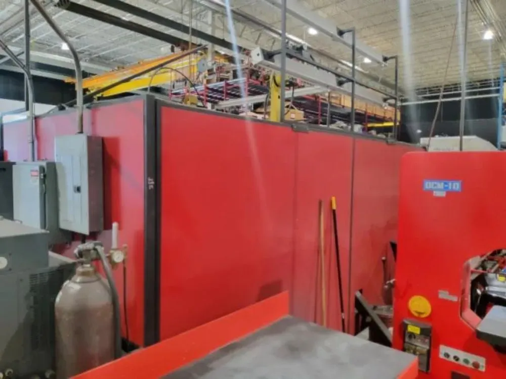 Fanuc / Lincoln Electric Robot Weld Cell W/ Positioner - Arc Mate 120ib/10l