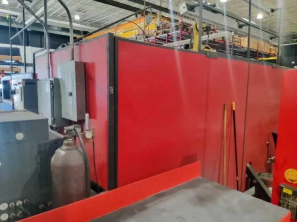 Fanuc / Lincoln Electric Robot Weld Cell W/ Positioner - Arc Mate 120ib/10l